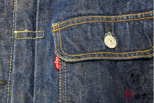 川崎でLEVIS リーバイス ビンテージデニムの質入れ・買取りが高い店　鶴吉質店です。  LEVIS リーバイス 50's 507XX（2nd）Gジャン ビンテージ 両面タブ 革パッチ