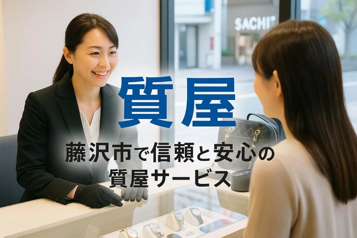 藤沢市で質屋を選ぶポイント！安心の買取方法を紹介