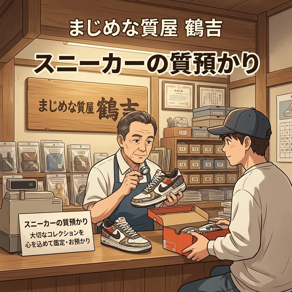 スニーカーの質預かり 売らずに現金化する方法