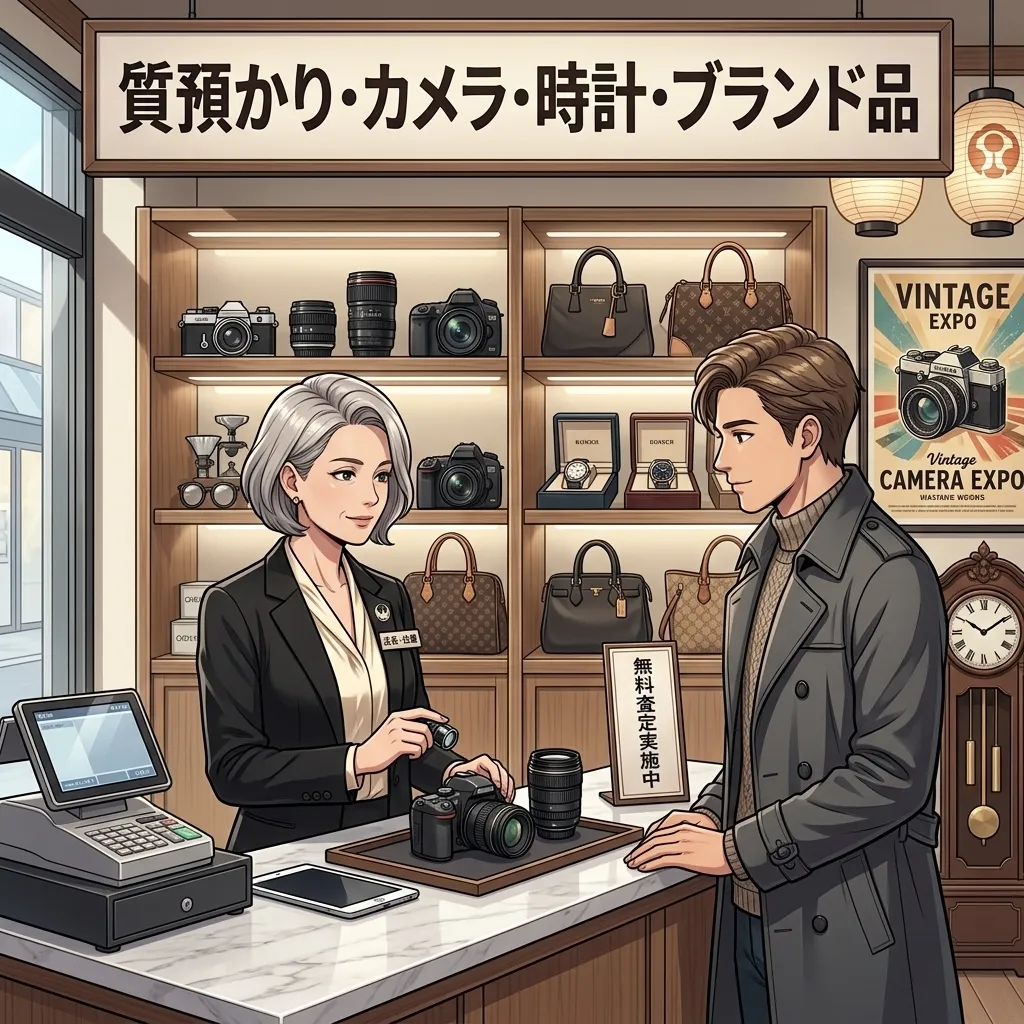 デジタルカメラの質預かりなら 川崎の鶴吉質店へ