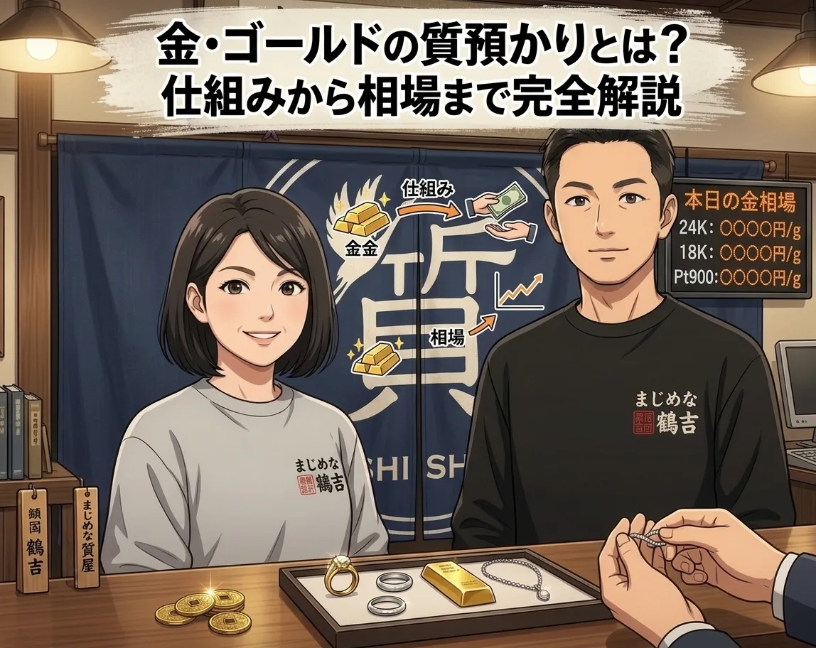 金・ゴールドの質預かりとは? 仕組みから相場まで完全解説