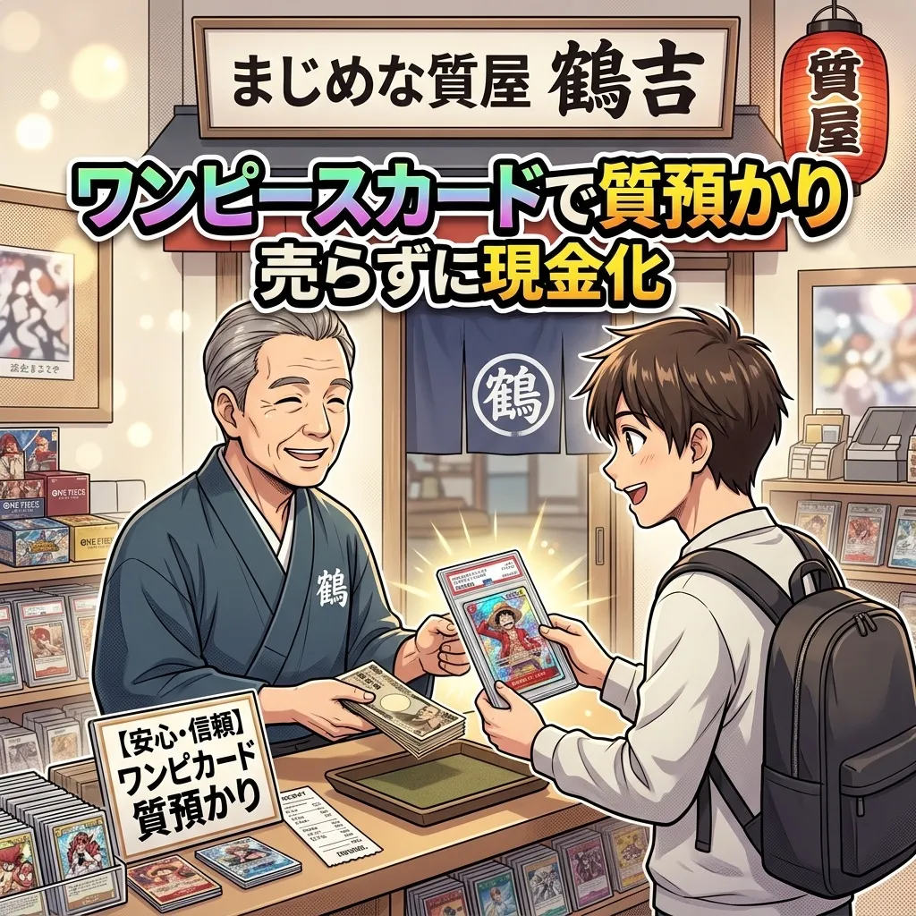 ワンピースカードは売らずに現金化できる｜質預かりという新しい選択肢