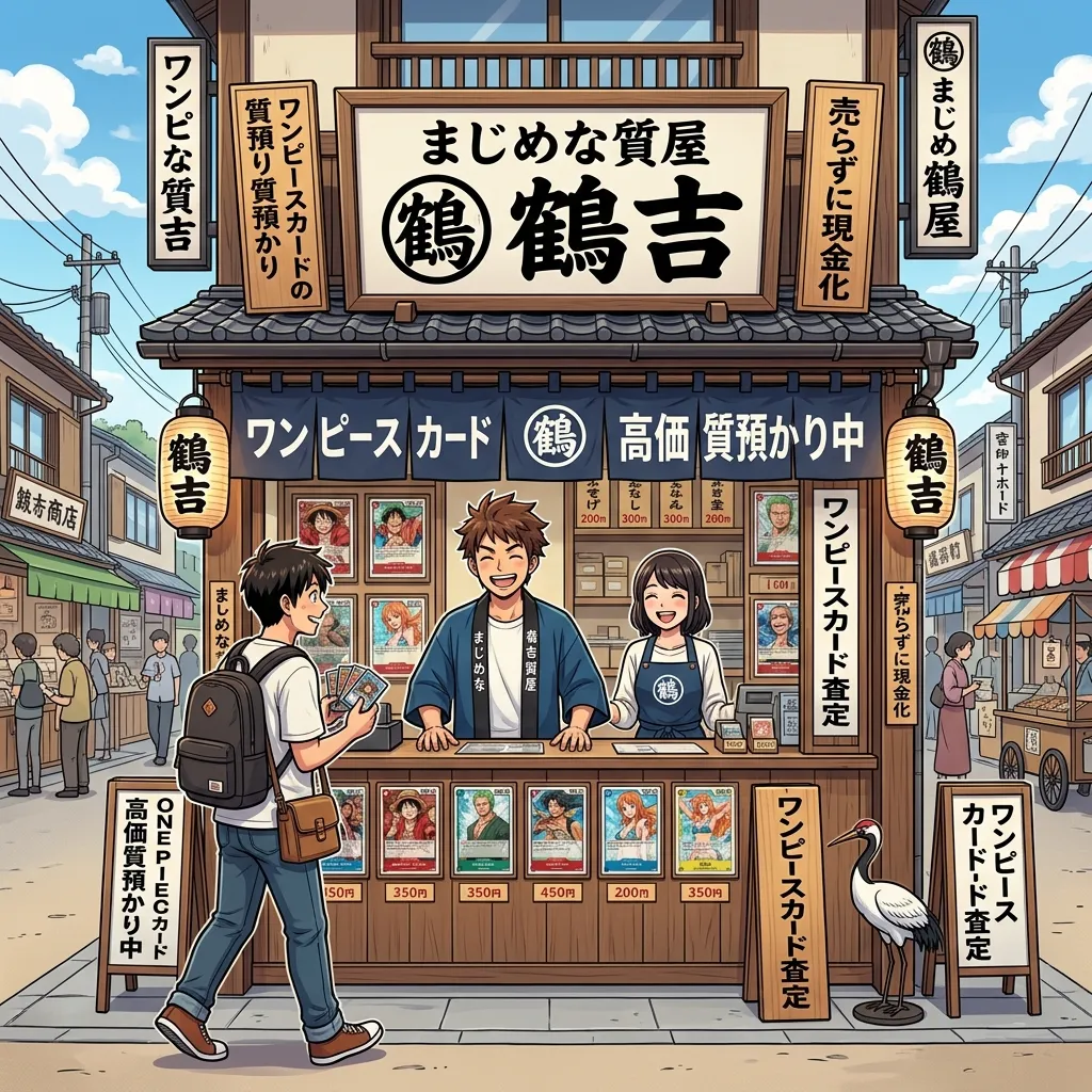 川崎の質屋でワンピースカードを質預かりする方法【完全ガイド】