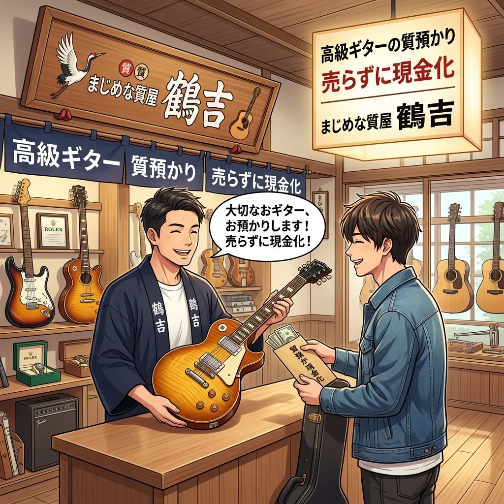 川崎の質屋 ハイエンドギター質預かりガイド