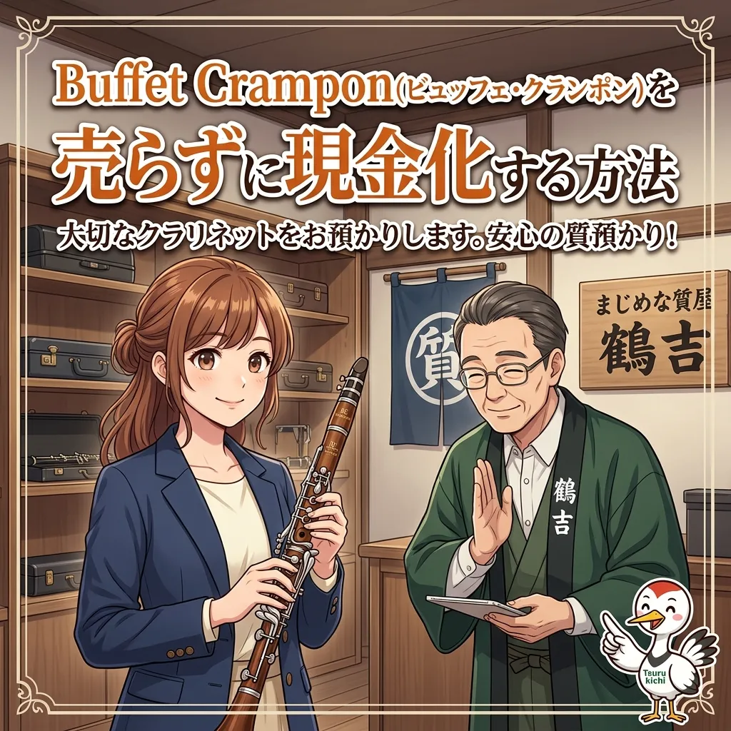 Buffet Crampon(ビュッフェ・クランポン)を 売らずに現金化する方法