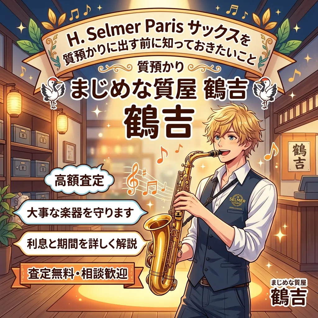 H. Selmer Paris サックスを質預かりに出す前に知っておきたいこと