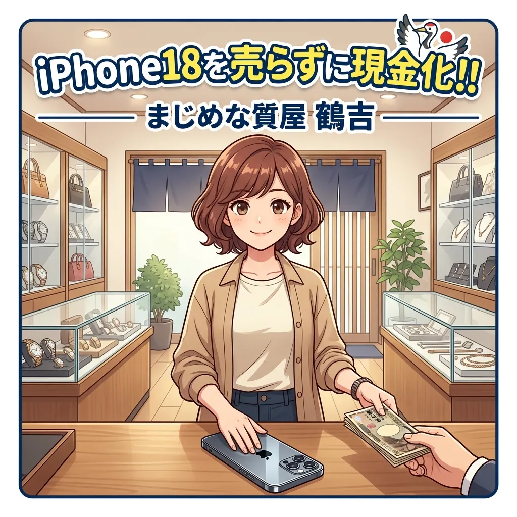 最新iPhoneを手放さずに現金化 iPhone18の質預かりとは? 売らずに資金調達する方法を徹底解説