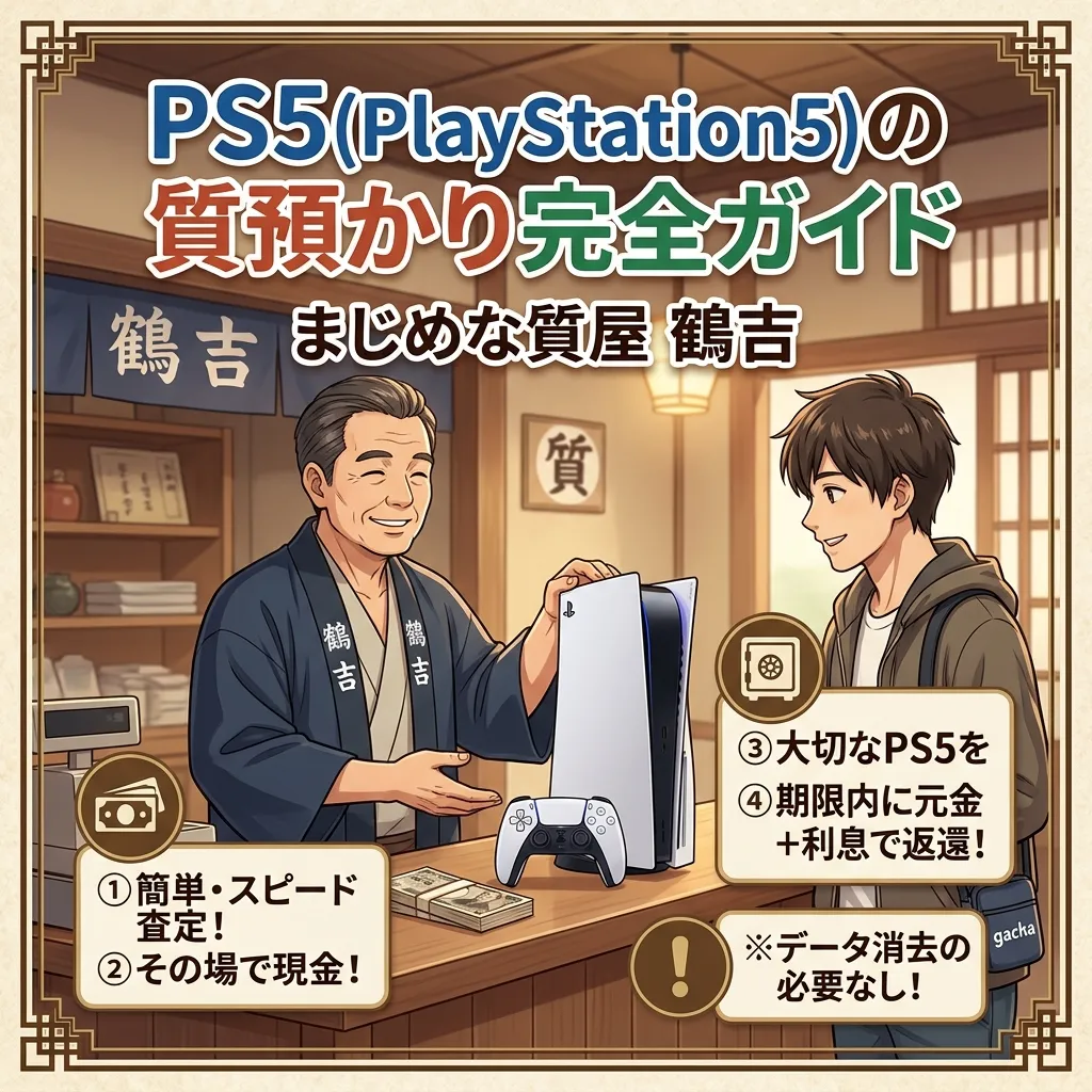 PS5(PlayStation5)の質預かり完全ガイド