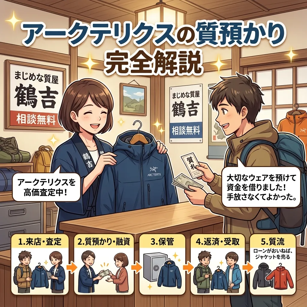 そのアークテリクス、 売らずに現金化しませんか?