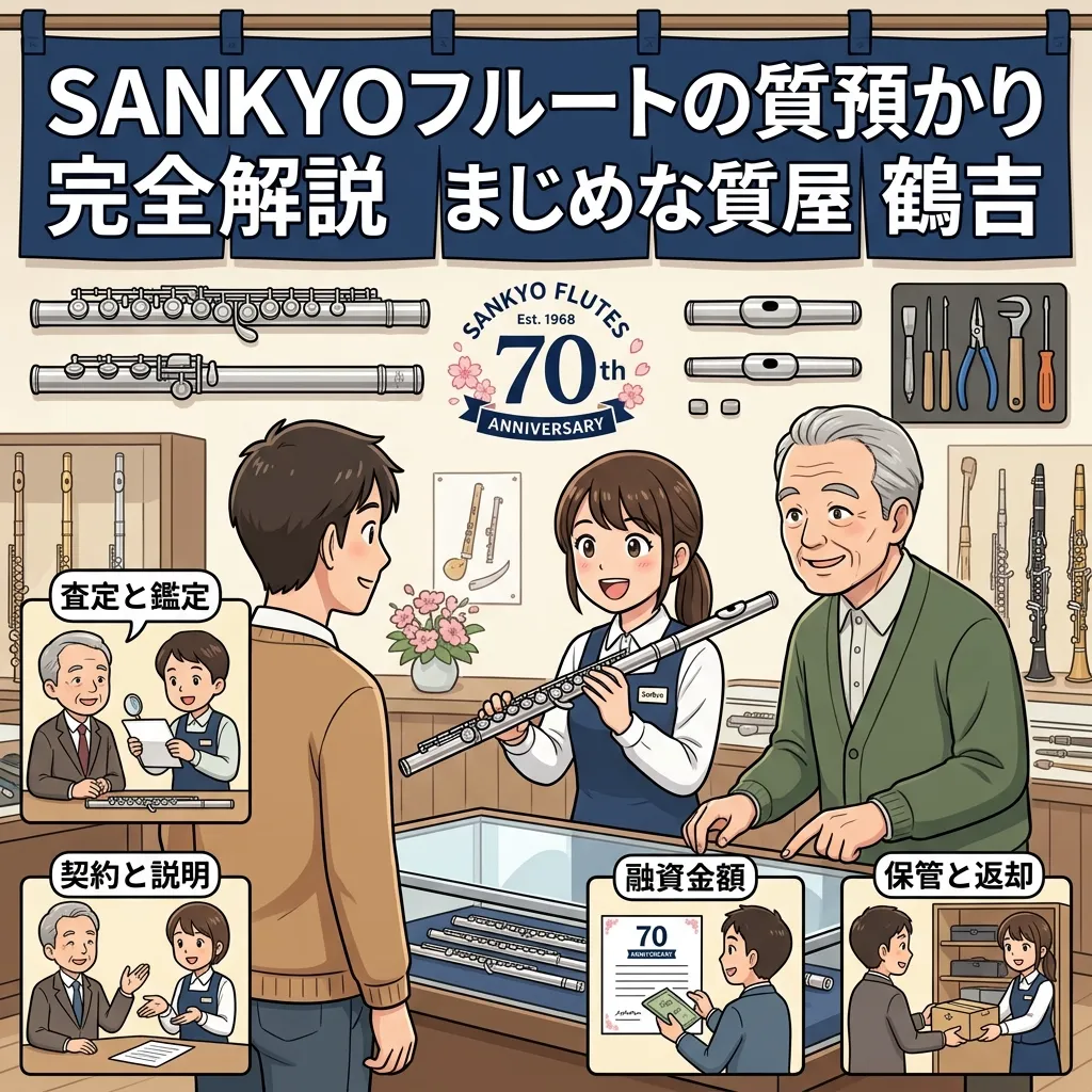 SANKYOフルートの質預かり完全ガイド ケースの奥にしまったままの愛器、実は資産になります